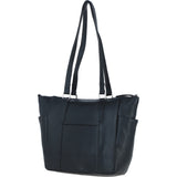 Ashwood Elegant Leather Tote Bag Black: Oxford