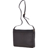 14 Inch Leather Satchel Brown : Josh