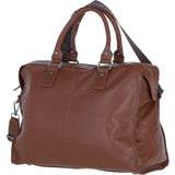 Brampton London Leather Weekender Bag Tan: 64807