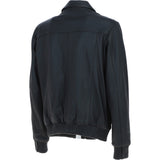 Real Leather Bomber Jacket With Brando Collar Black: Prime Bomber