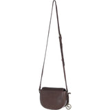 Ashwood Leather Crossbody Bag with Woven Details Brown: GV-63753