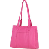 Sleek & Spacious Shoulder Bag Hot Pink: London