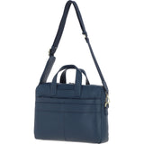 Gabicci Leather Messenger Bag Navy: GB-64956