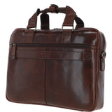 Ashwood Hi Veg Leather Laptop Briefcase Tempo Brown: 8143