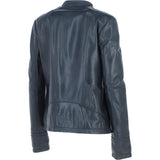 Leather Jacket Navy/nap: AWL-710