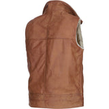 Ashwood Men's Leather Waistcoat Tan: SIGMA