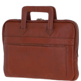 Ashwood Leather Mens Laptop Handle Bag Tan: PL-45