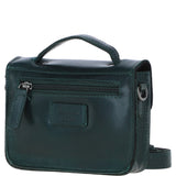 Ashwood Leather Mini Crossbody Satchel Bag Green: P-61