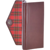 Vegetable Tanned Note, Coin & 8 Card Envelope Purse Chestnut : V-63