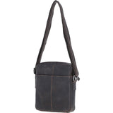 Real Leather Messenger Bag Brown: LISBON