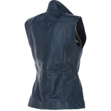 Leather Gilet Navy: FO-GILLET 2