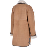 Women's Sheepskin Coat Biscuit Tan: KB 265