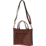 Versatile Ashwood Leather & Harris Tweed® Cloth Shoulder Bag Tan/Watch: TW-22-04-TW