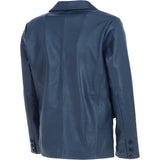 Classic Men's Ashwood Leather Blazer Navy: AWL-2288
