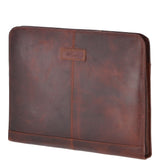 Vintage Leather Luxury A4 Metal Binder Sleeve Tan : Noah