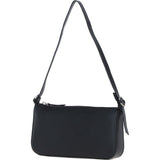 Ashwood Leather Plain Shoulder Bag Black: LB-6278