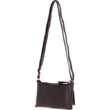 Ashwood Genuine Leather Crossbody Bag Brandy: G-15