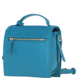 Compact Ashwood Handbag with Detachable Crossbody Strap Turquise: Y-54