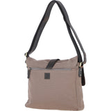 Fenland Canvas & Leather Crossbody Bag Mud/grey: FEN-754