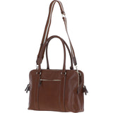 Ashwood 3 Section Large Leather Handbag Tan: X-39