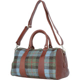 Ashwood Leather & Harris Tweed® Cloth Doctor Holdall Tan/Mcload: TW-46-02-TM