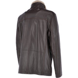 Mens 2-in1 Leather Jacket Brown : Gustavo