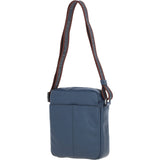 Brampton Leather Men's Crossbody Bag Navy: 64405