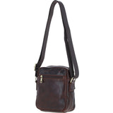 Ashwood Leather Men's Cross Body Bag Brown: PL-43