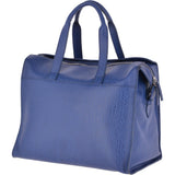 The Bridge Large  Italian Leather Large Work Bag French Blue/ruthenium : 70006 85 4Y NH