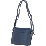 Ashwood Leather Ladies Crossbody Bag Navy: Glasgow