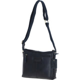 Exquisite Ashwood Leather Cross Body Bag for Women Navy: G-17