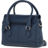 Elegant Ashwood Compact Handbag with Detachable Crossbody Strap Navy: Y-55