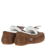 Fenland Classic Mens Suede Sheepskin Maverick Slippers Chestnut