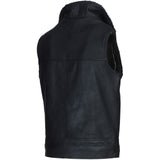 Ashwood Men's Leather Waistcoat Black: SIGMA