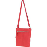 Ashwood Leather Curve Pocket Crossbody Bag Coral: 63620