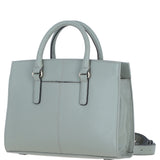 Ashwood Leather Handbag with Detachable Crossbody Strap Sage: 64747
