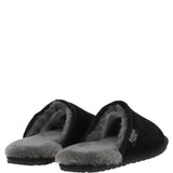 Fenland Classic Mens Slippers Black: Duke