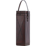 Ashwood Leather's Premium Wine Bottle Case with Strap Chestnut: LF-127