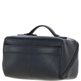 Leather Washbag Black: K-49