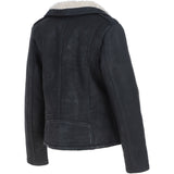Ashwood Faux Fur Biker Style Jacket Black: Jan