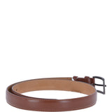 Mens Leather Chino Belt Tan: AB-32