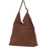 Ashwood Leather Brown Suede Bag: LB-6354