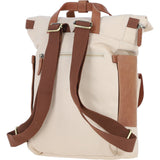 Fenland Canvas & Leather Backpack Tan/cream: FEN-755