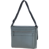 Brampton Leather Men's Emissary Messenger Bag Grey: 64403