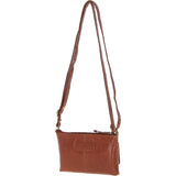 Ashwood Genuine Leather Crossbody Bag Honey: G-15