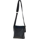 Ashwood Leather & Harris Tweed® Cloth Bodybag Black/Watch: TW-41-03-BW
