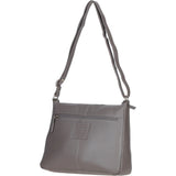 Ashwood Ladies Leather Shoulder Bag Taupe: AJ3