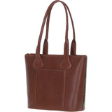 Ashwood Leather & Harris Tweed® Cloth Genuine Leather Shoulder Bag Tan/Mcload: TW-23-02-TM