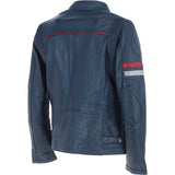 Leather Biker Jacket Navy: 2483