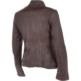 Leather Jacket Mid Brown/nap: NIBI 2